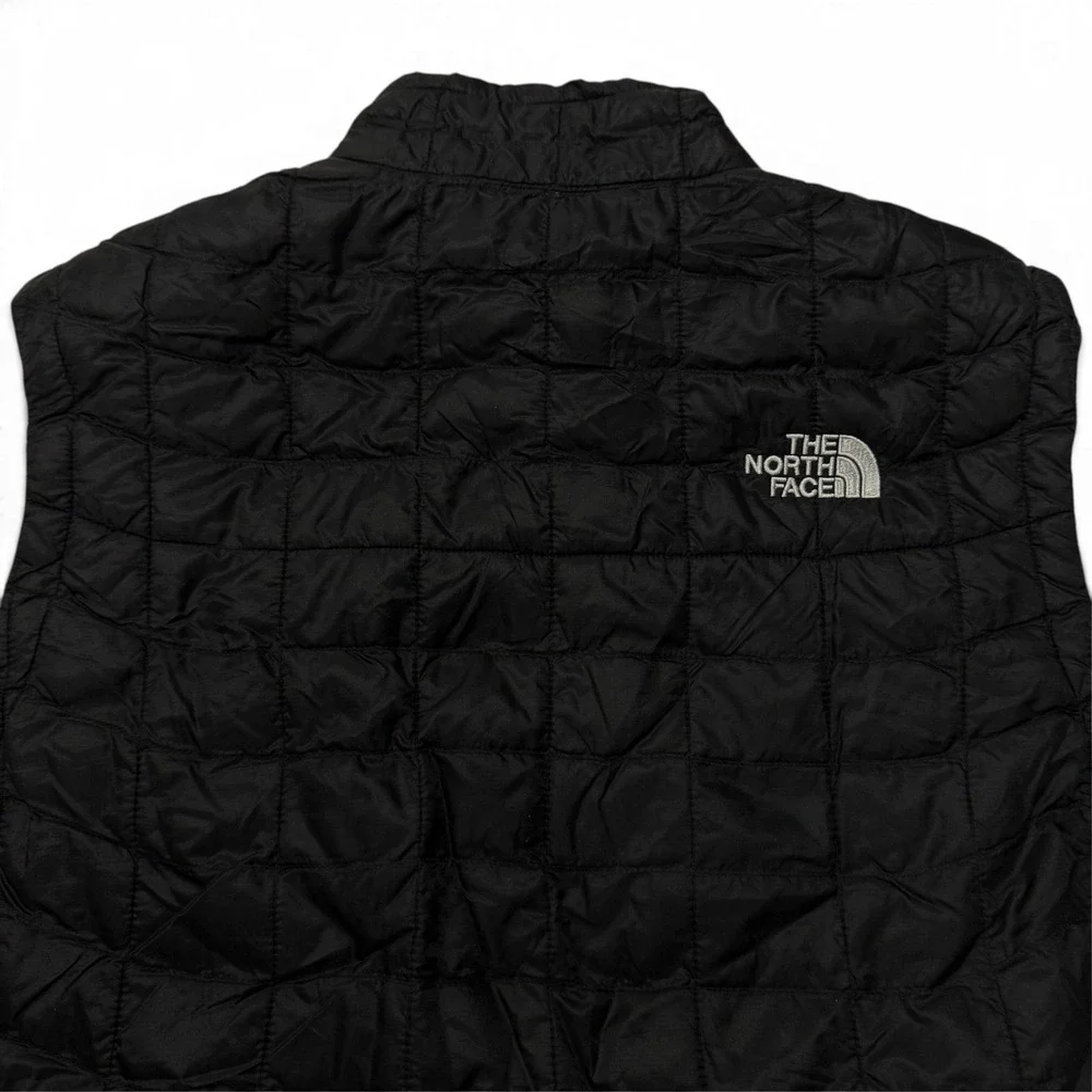 The North Face Thermoball Vest Mens Large Black Quilted Insulated NF00C940